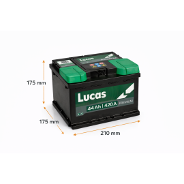 Batería Lucas Premium 44Ah 420A en Valencia